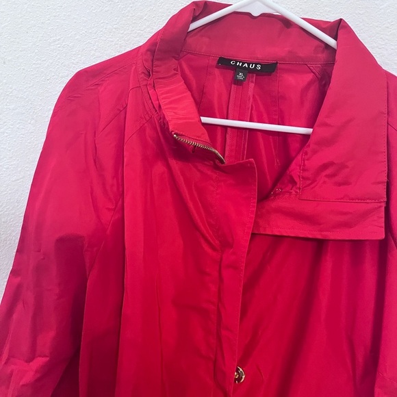 Chaus Woman's Red Jacket Size XL - Picture 4 of 15